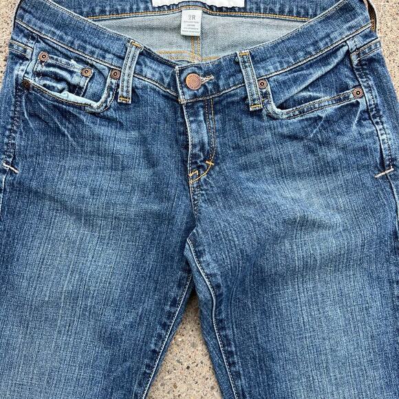 ABERCROMBIE & FITCH, lightly distressed, bootcut women's 2R /32  inseam - Picture 7 of 9